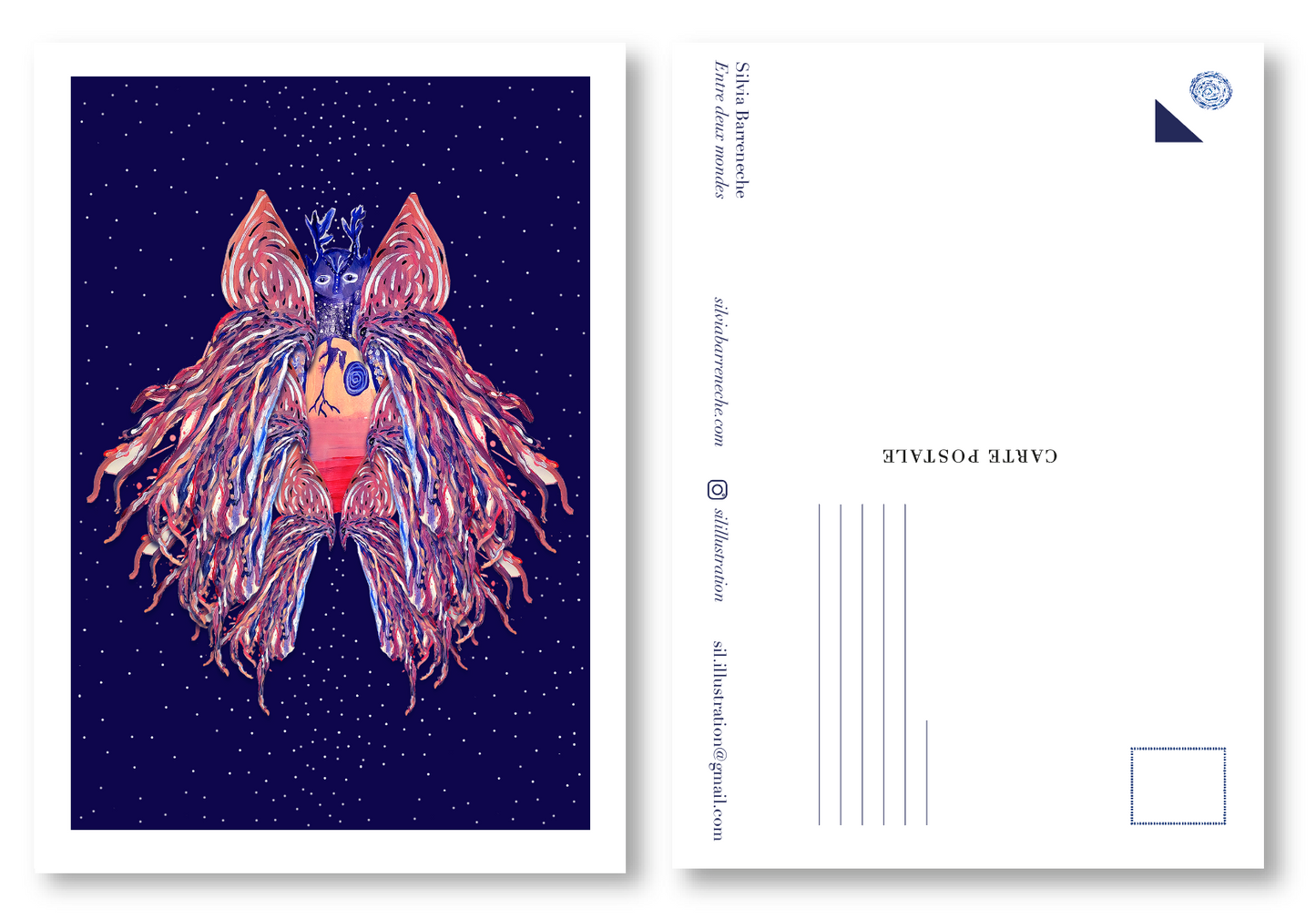 Carte postale / Entre deux mondes